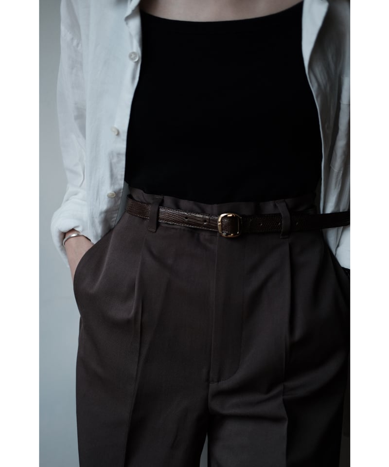 BISOWN / LIZARD SQUARE BELT(2 colors) | PARK