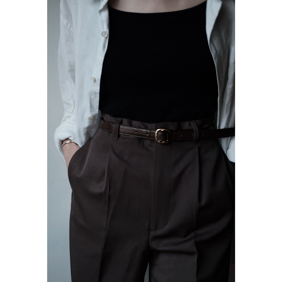 BISOWN / LIZARD SQUARE BELT(2 colors) | PARK