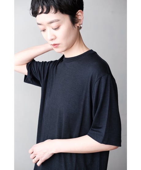 LIFiLL / Woolish Tee(Navy)