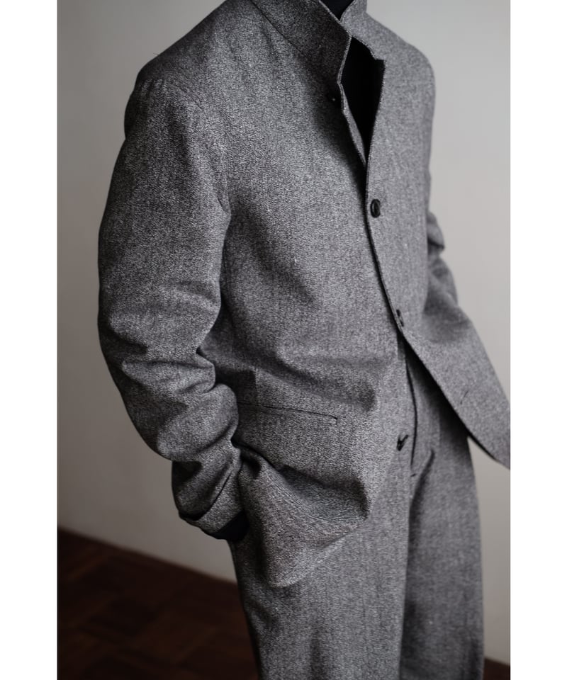 Fendart テーラードジャケット M Fendart / Jacket(White×Black Navy) | PARK