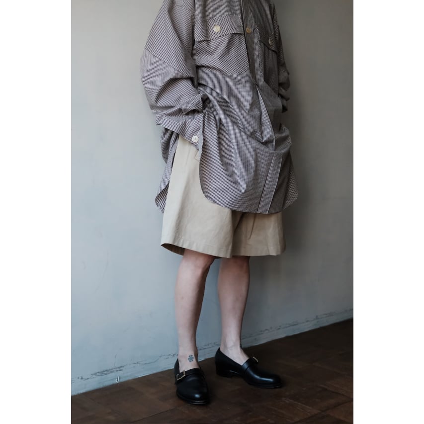 ANSNAM / Dry Short Pants(Cotton/Beige) | PARK