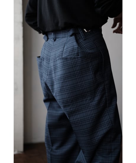 谷吹 / YANASE(WoolKidmohair/Navy Check)