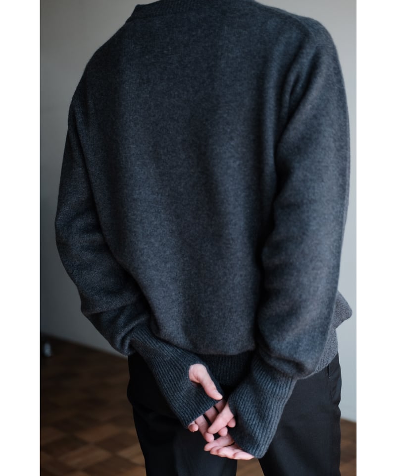 PICEA / 8GG Crew Neck(Charcoal) | PARK