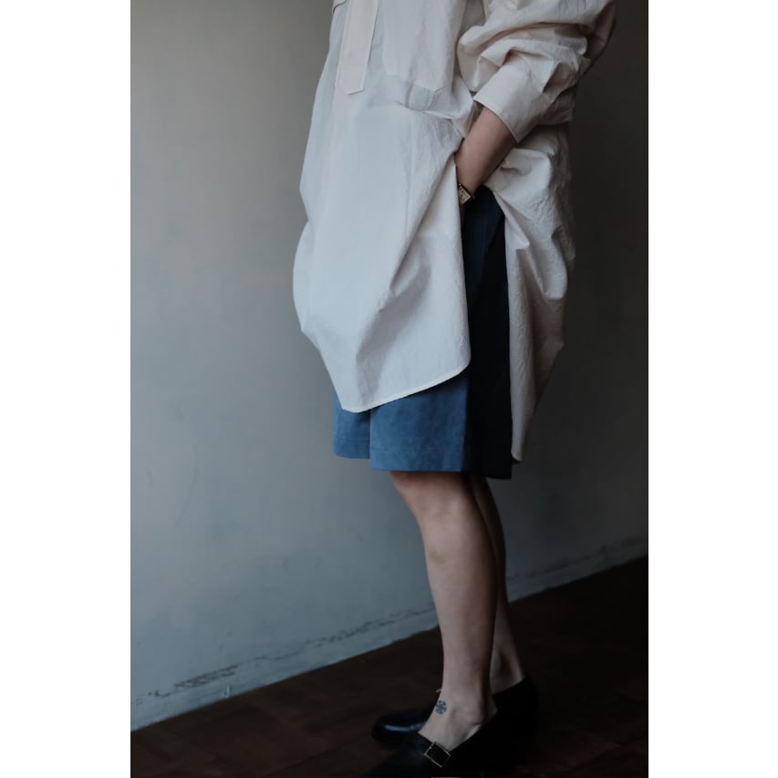 ANSNAM / Dry Short Pants(Cotton/Navy) | PARK