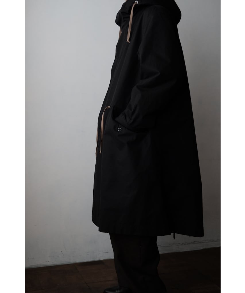 ANSNAM / Mods Coat Wide(Ventile Cotton/Black) |