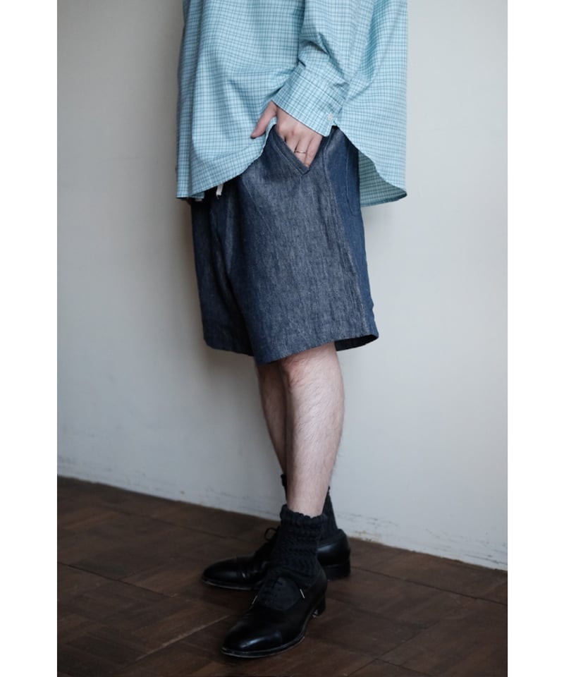 ANSNAM / Dry Short Pants(Indigo) | PARK