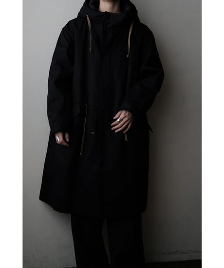 ANSNAM / Mods Coat Wide(High Density Cotton/Navy)