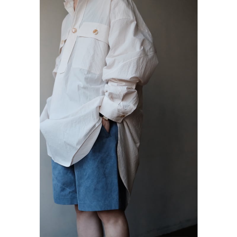 ANSNAM / Dry Short Pants(Cotton/Navy) | PARK