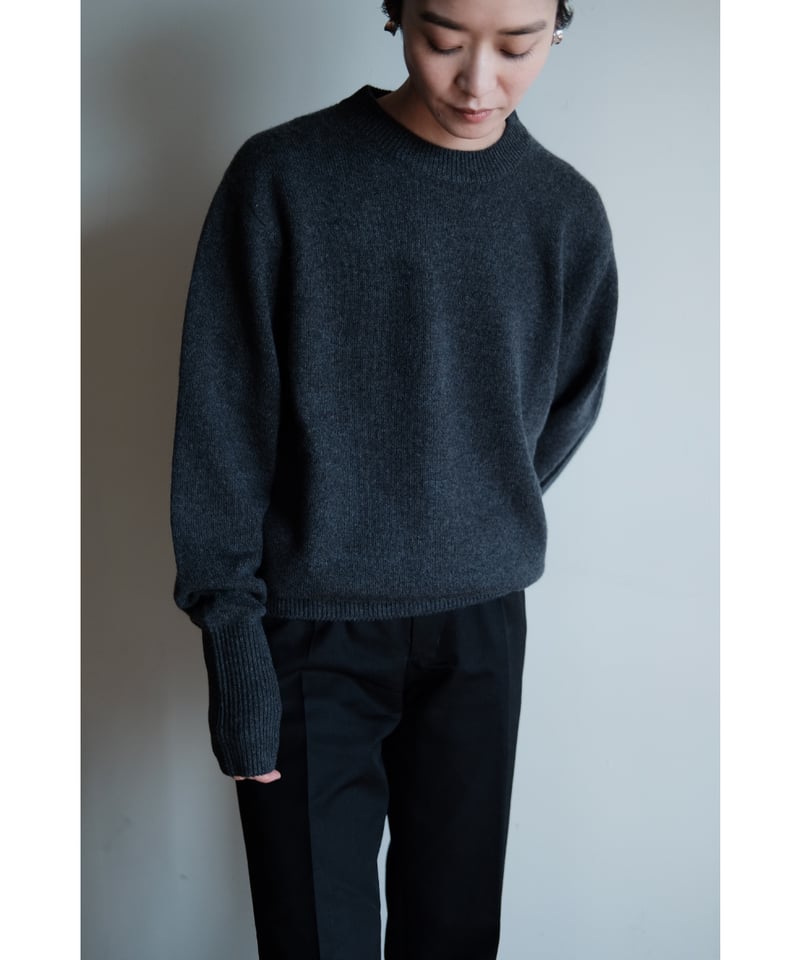 PICEA / 8GG Crew Neck(Charcoal) | PARK