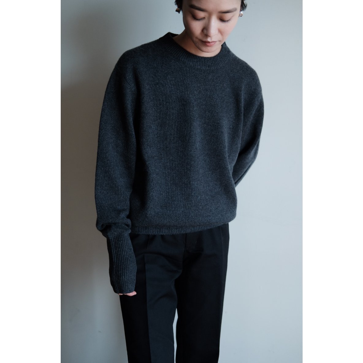 PICEA / 8GG Crew Neck(Charcoal) | PARK PICEA / 8GG Crew Neck(Charcoal) | PARK