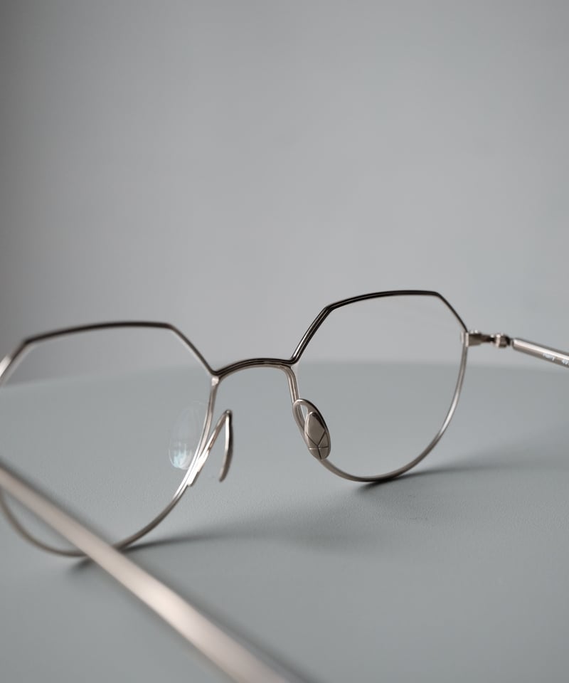 ●YUICHI TOYAMA.■ツーブリッジ●シルバー■ユウイチトヤマ■BOND YUICHI TOYAMA◇メガネ/BOND/ツーブリッジ/チタン/SLV/CLR/メンズ/BOND