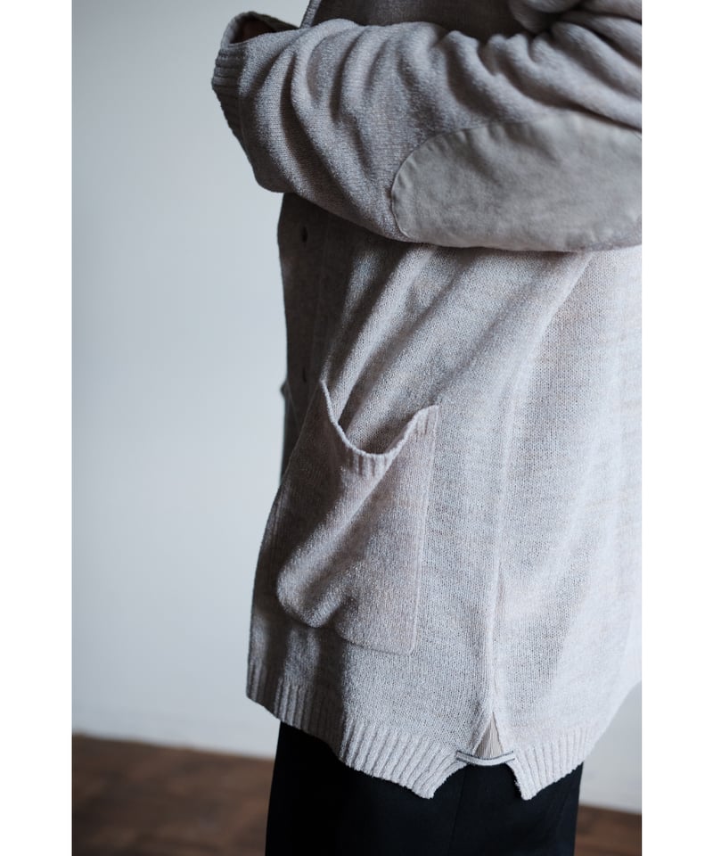 ANSNAM / Mole Yarn Cardigan(Beige Gray) | PARK
