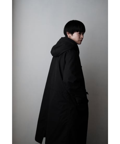 ANSNAM / Mods Coat Wide(Ventile Cotton/Black)