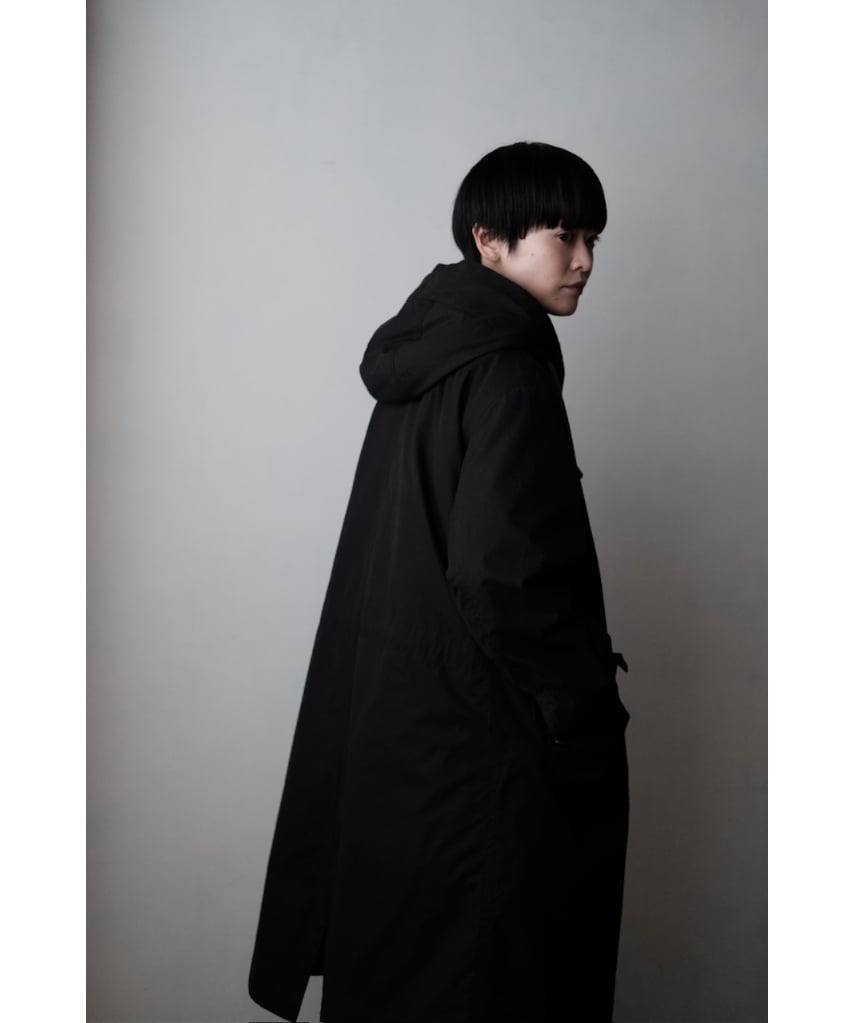 ANSNAM / Mods Coat Wide(Ventile Cotton/Black) |