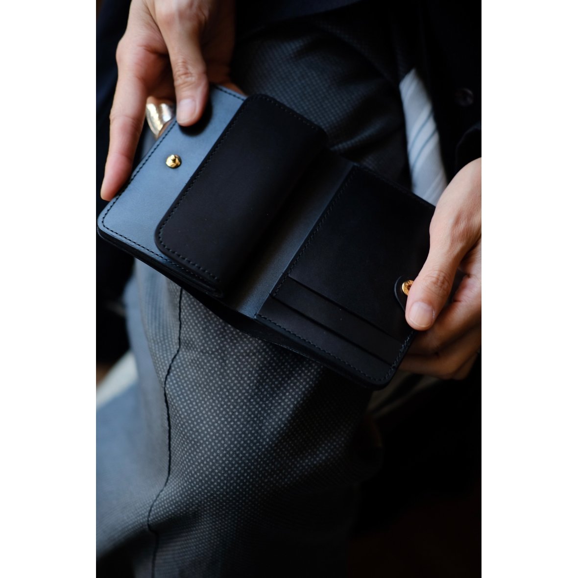 forme post wallet ILCEA (Black)×DOUBLE forme / Post Wallet(ILCEA×DOBLE/2 colors) | PARK