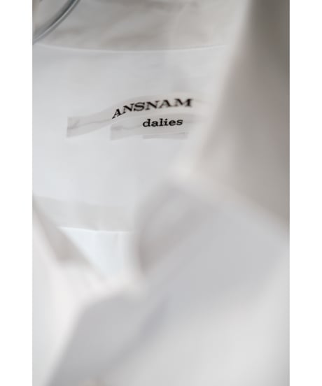 ANSNAM / Double Cuffs Shirt(White)