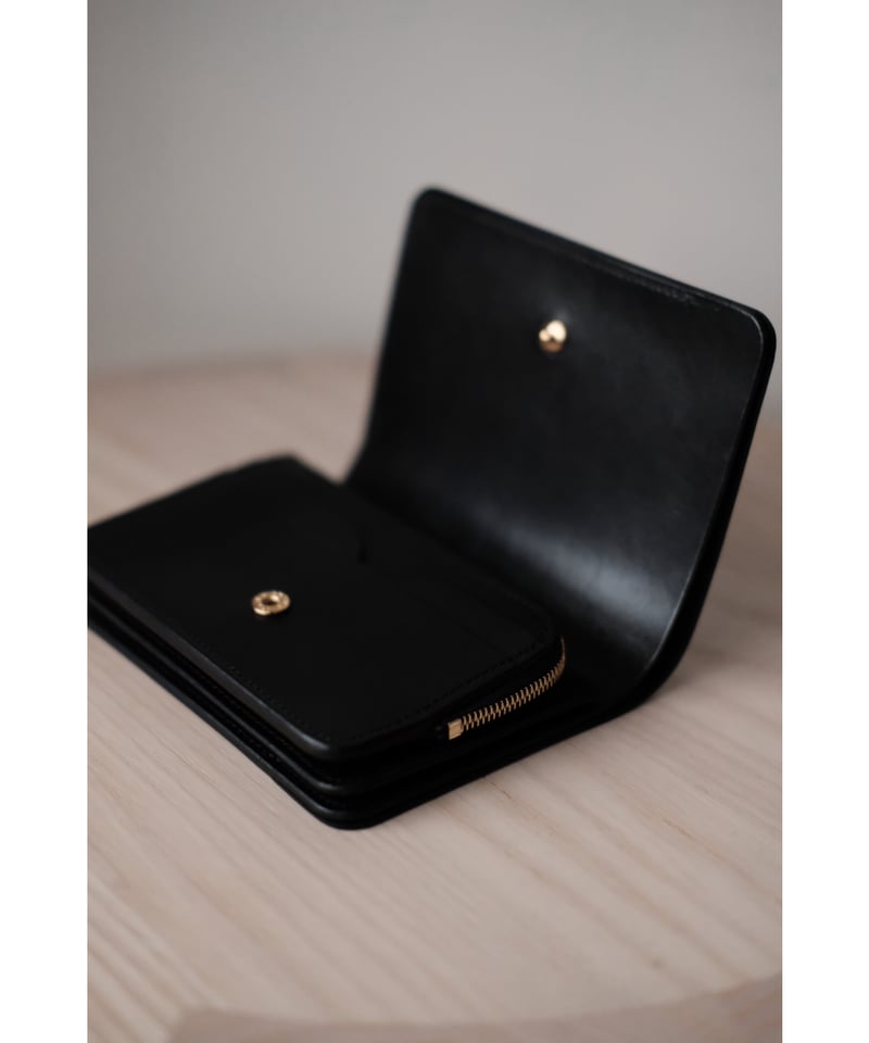 forme / Short Wallet(Cordovan×DOBLE/Black×Black