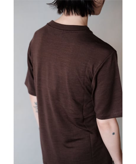 LIFiLL / Woolish Tee(Brown)