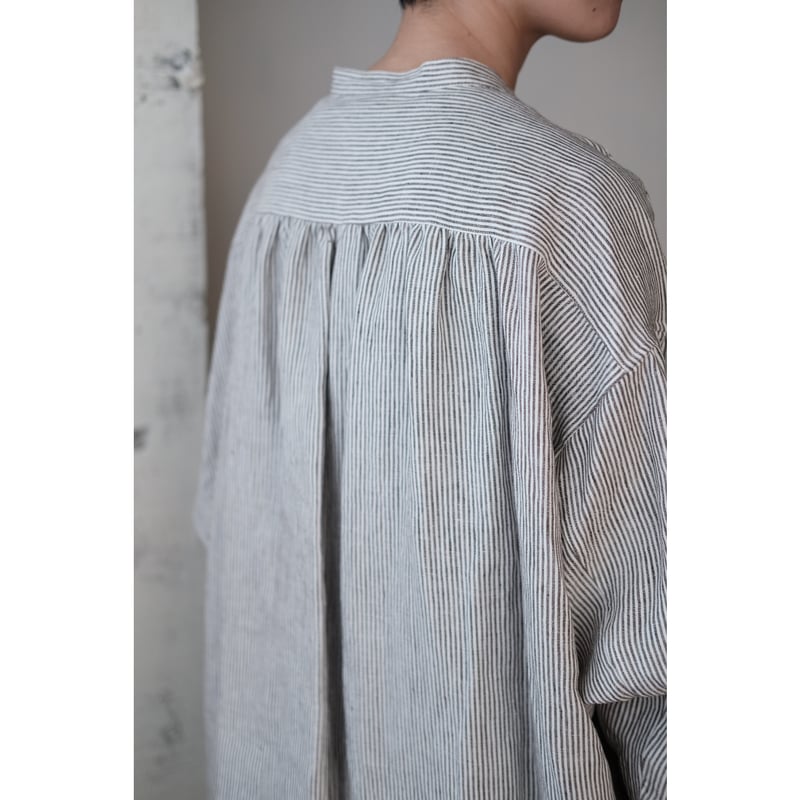 the Mad Shop / Classic Shirt(Brown×White Stripe the Mad Shop / Classic Shirt(Brown×White Stripe
