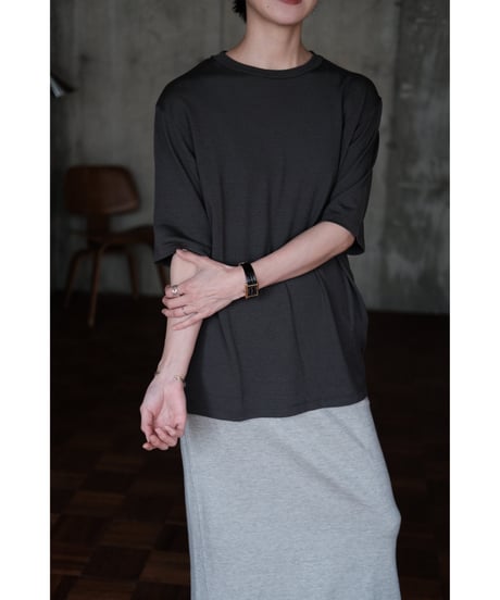 LIFiLL / Woolish Tee(Charcoal)