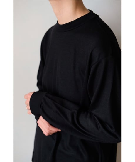 LIFiLL / Woolish Longsleeve Tee(Black)