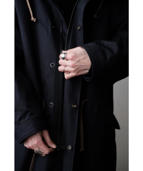 ANSNAM / Mods Coat Wide(High Density Cotton/Navy)