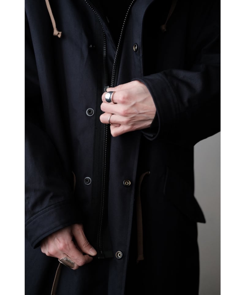ANSNAM MODELIST Mods Coat モッズコート ネイビー ANSNAM / Mods Coat Wide(High Density Cotton/Nav