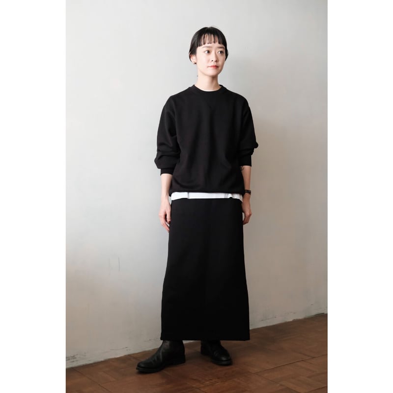LIFiLL / 別注 Cottony Sweat Skirt(Black) | PARK