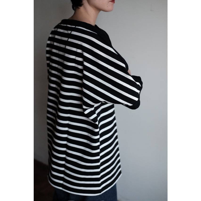 ANSNAM riverrun ex Boat-Neck Long Sleeve - 七分・長袖カットソー