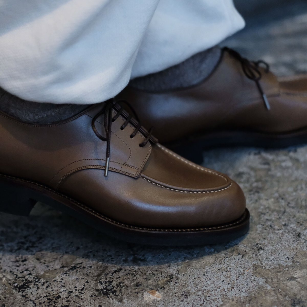 【美品】forme Hand mocca Blucher fm-120 fm-120 / Hand Mocca Blucher [BLACK/Calf] - WUNDER 大阪