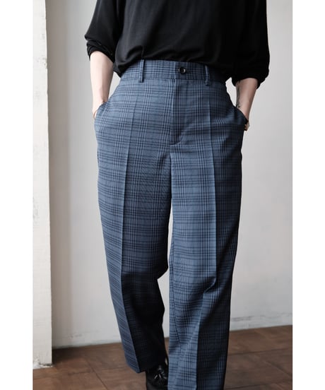 谷吹 / YANASE(WoolKidmohair/Navy Check)