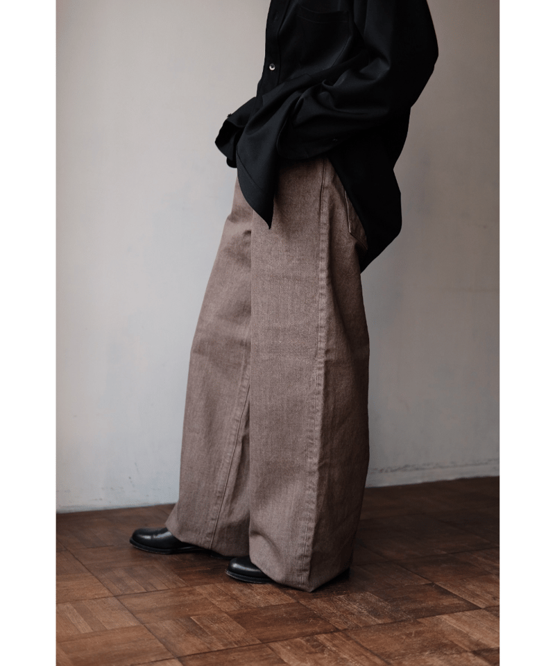 新品 BISOWN 25ss BISOWN WIDE DENIM ワイドデニム 代｜BISOWN DENIM,BISOWN WIDE DENIM｜BISOWN 25SS｜えん -en-