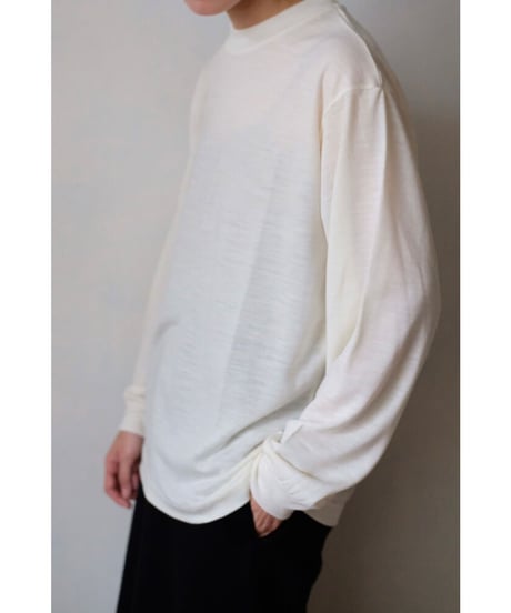 LIFiLL WOOLISH STRETCH LONGSLEEVE TEEグレー LIFiLL（リフィル）公式｜WOOLISH（ウーリッシュ）ストレッチ ロング
