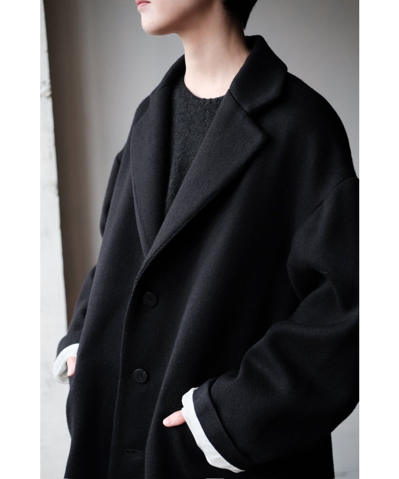 ANSNAM / Big Jacket(Handwoven Doble Faced Wool/