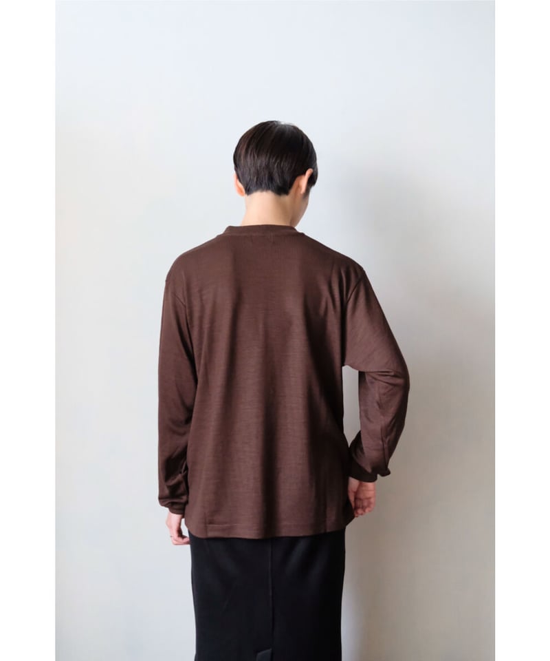 LIFiLL / Woolish Longsleeve Tee(Brown) | PARK