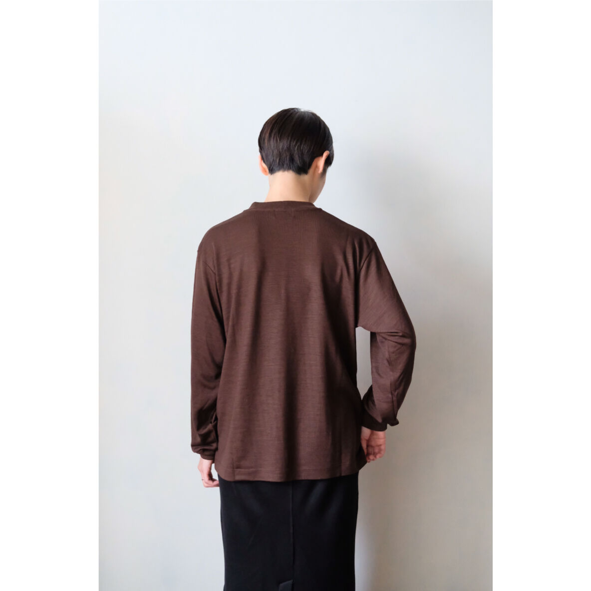 LIFiLL / Woolish Longsleeve Tee(Brown) | PARK