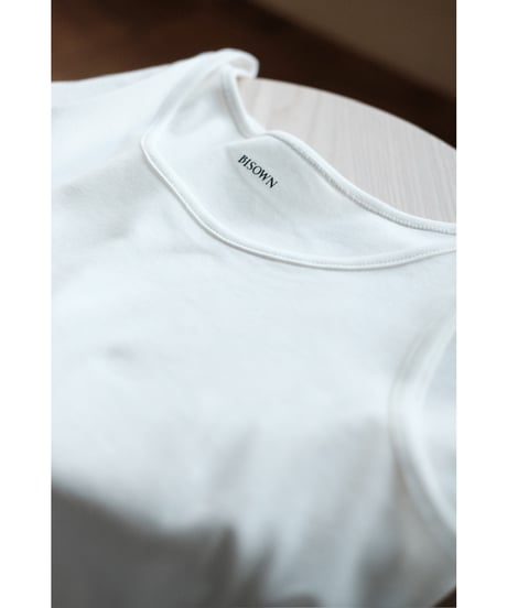 BISOWN / COTTON CIRCULAR RIB TANKTOP(3 colors)