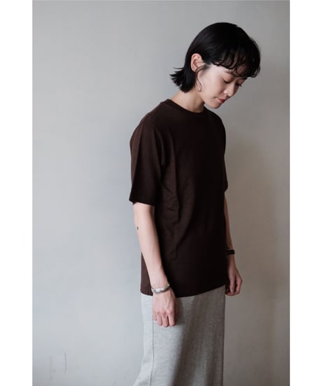 LIFiLL / Woolish Tee(Brown)