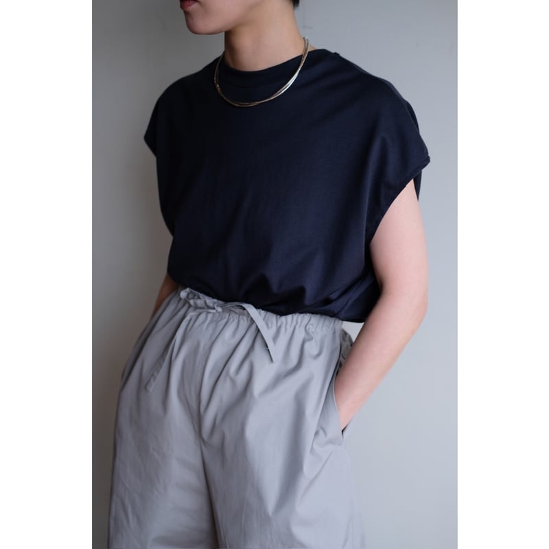 maison mill 24SS パーチメントイージーパンツ サンプル品 MAISON SPECIAL パンツ Washer Processing Pleats Easy Pants