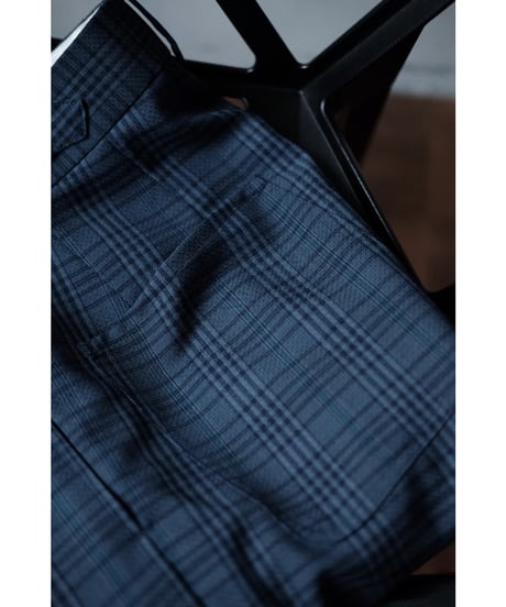谷吹 / YANASE(WoolKidmohair/Navy Check)