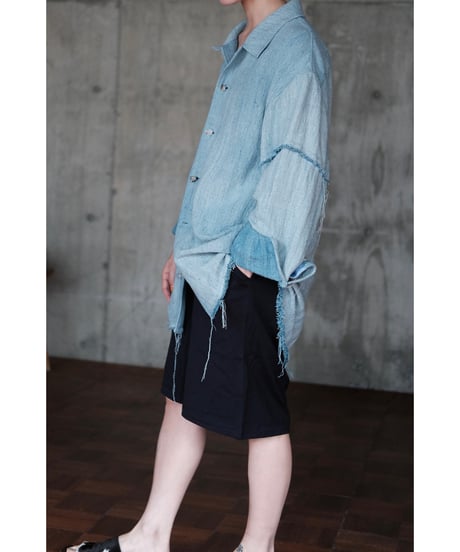 LIFiLL / Cottony Short Pants(Navy)