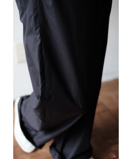 matereal / Cotton Silk Easy Pants(Navy)