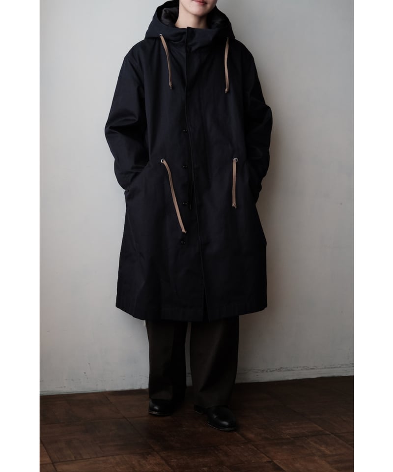 ANSNAM / Mods Coat Wide(High Density Cotton/Nav
