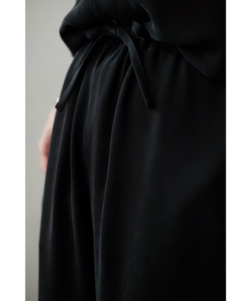 matereal / Cupro Easy Pants(Black) | PARK