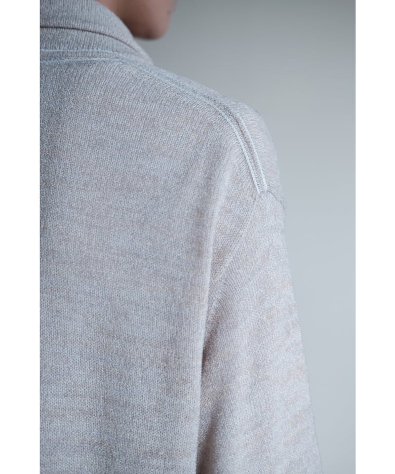 ANSNAM / Mole Yarn Cardigan(Beige Gray) | PARK