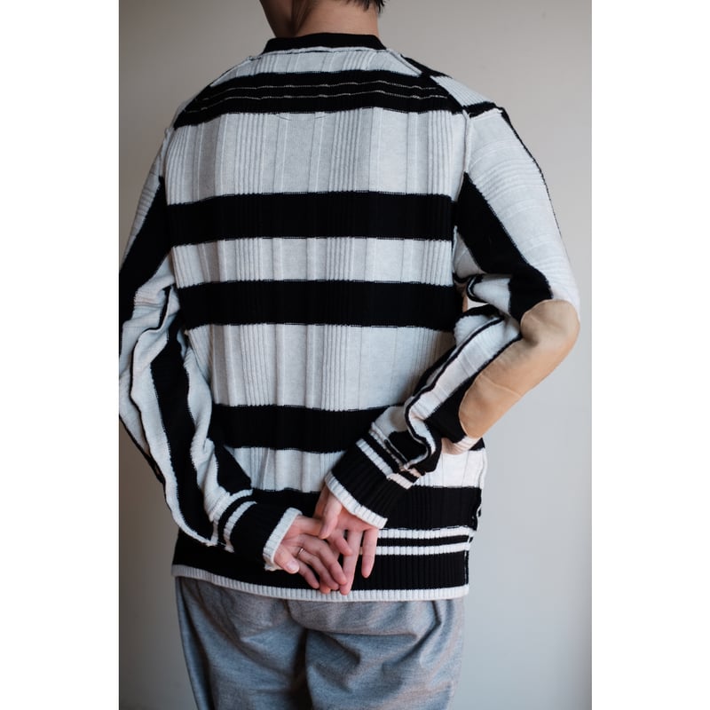 ANSNAM / Stripes Cardigan(Black×White) | PARK ANSNAM / Stripes Cardigan(Black×White) | PARK