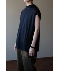 LIFiLL / Cottony Sleeveless Tee(Navy)