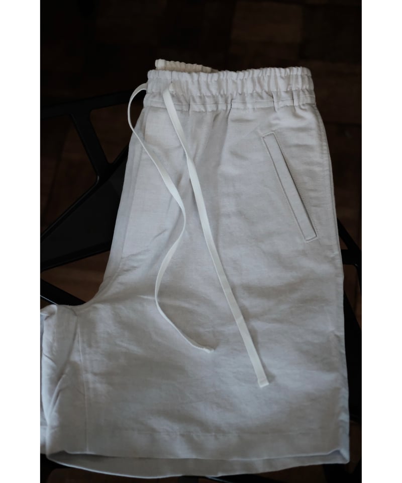ANSNAM / Dry Short Pants(CottonLinen/Natural) |