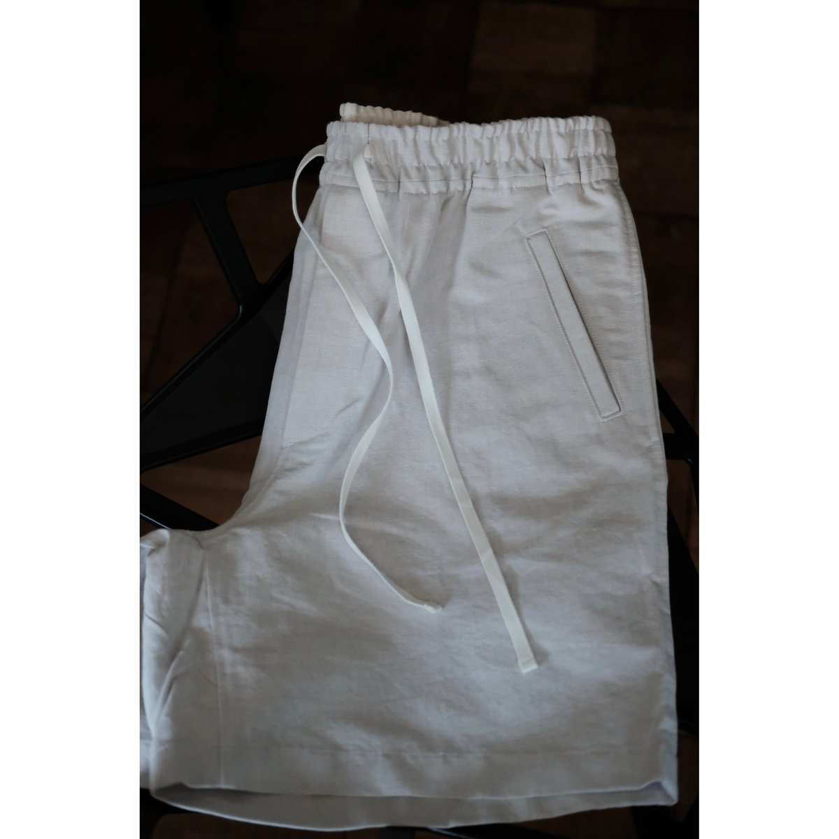 ANSNAM ドライショートパンツ ナチュラル 02 ANSNAM / Dry Short Pants(CottonLinen/Natural) |