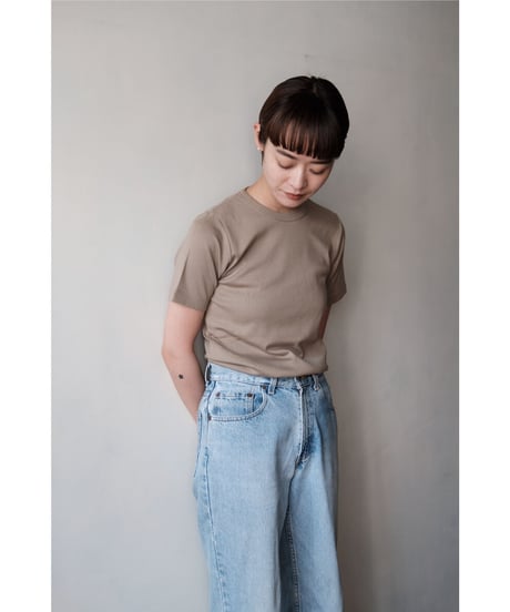 LIFiLL / Cottony Soft Stretch Tee(Taupe)